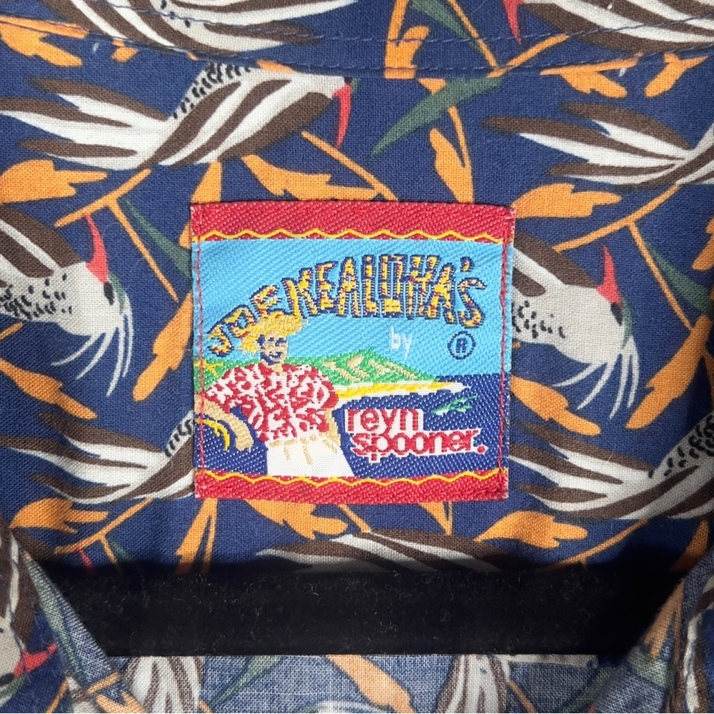 Reyn Spooner Joe Kealoha’s Birds Hawaiian Camp Shirt Men's XL Surf Aloha Vintage - Picture 5 of 12